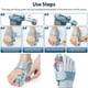 thumbnail image 4 of Corrector Ortesis Hallux Valgus JShteea Ajustable Corrección Del Dedo Pie, 4 of 9