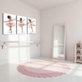 thumbnail image 5 of ZHONGYUTONG Black Ballerina Wall Art Pink Nursery Pictures Set of 3 Black Girl Posters African American Canvas Prints Ballet Dancer Paintings for Girls Bedroom Room Decor (11.00" x 14.00" x 3PCS), 5 of 5