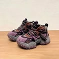 thumbnail image 2 of Men's Retro Color Block Running Shoes - Breathable, Non-Slip Athletic Sneakers with Rugged Tread for Hiking, Casual & Outdoor Wear - Purple, Gray & Brown Design, Versatile Running Shoes | Street Styl, 2 of 9