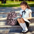 thumbnail image 5 of Disketp Daisies Flowers Backpack - Comfortable Daypack with The right laptop for you Spacious Main Compartment & other poket - {designName} print, 5 of 6