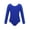 Dark Blue, variant on Kids Girls Long Sleeves Gymnastics Leotard One-Piece Bodysuit Unitard Dancewear Dark Blue 4