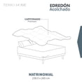 thumbnail image 2 of TESSO HOME Edredón Acolchado Extra Grande Hipoalergénico Relleno Suave de Microfibra Down Alternative Ideal para Todo el Año Uso como Edredón o para Funda Duvet KS Beige, 2 of 5