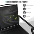 thumbnail image 4 of Patiojoy Patio Double Rocking Chair Outdoor 2-Seat Swing Glider Chair W/ Center Table & Umbrella Hole Black, 4 of 10