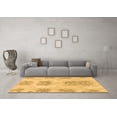 thumbnail image 3 of Ahgly Company Indoor Round Abstract Brown Modern Area Rugs, 7' Round, 3 of 4