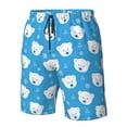 thumbnail image 4 of Fotbe Cute Polar Bear Trajes de Baño Estampados para Hombre, Shorts de Verano de Secado Rápido, Ropa de Playa, Bañadores-X-Large, 4 of 6