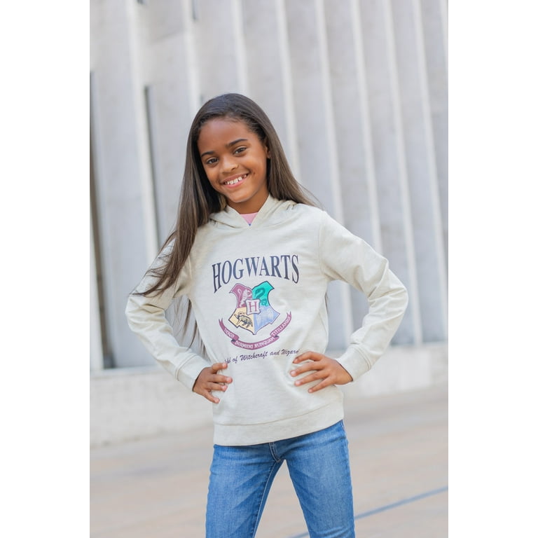 Harry Potter Little Girls French Terry Hoodie Little Kid to Big