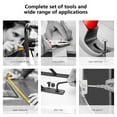 thumbnail image 4 of Yooshoverk 32-PC Home Auto Repair Tool Kit Multi Function Gift Set Pliers Hammer Tape Measure Screwdriver Wrench Set Household Essentials Car Emergency Toolbox Storage Case, 4 of 6