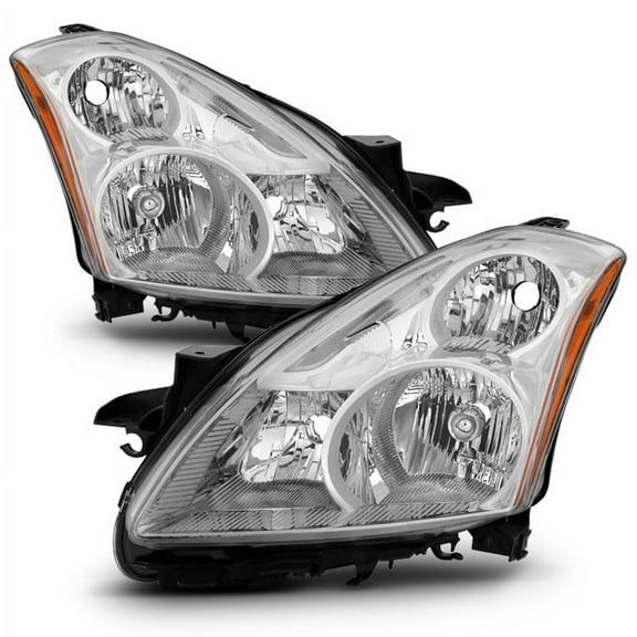 AKKON - For 10-12 Altima 4 Doors Sedan Halogen Type Headlights Front Lamps Direct Replacement Left   Right Pair