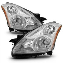 AKKON - For 10-12 Altima 4 Doors Sedan Halogen Type Headlights Front Lamps Direct Replacement Left Right Pair