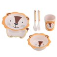 thumbnail image 4 of Baby Tableware Set, Lightweight Dishes Plates Set Skidproof Easy To Clean Dishwasher Safe   For Outdoor, 4 of 8