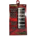 thumbnail image 1 of Fantasy Makers 20 Pack Wicked Nails Moth to the Flame Nail Art, Black/Silver, 1 of 1