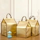 thumbnail image 4 of 1 bolsa de mano reutilizable, bolsa aislada, bolsa de mano, bolsa térmica para almacenamiento de helados (champán dorado, 6 pulga HOMEMAXS 8045271-MX, 4 of 6