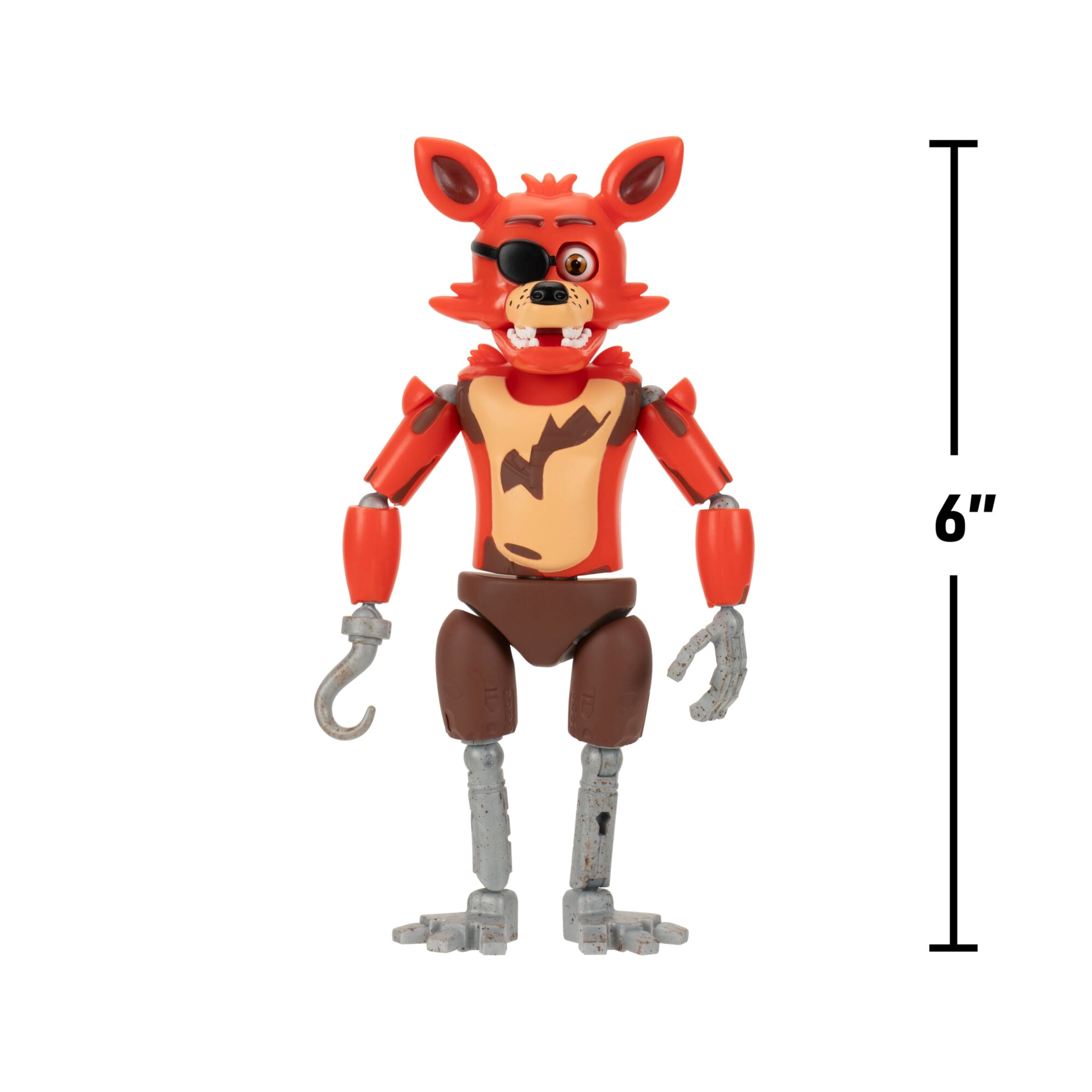 Five Nights at Freddy’s 6-inch Endo-Series Collector Figure: Endo-1 with Classic Foxy and Withered Foxy Pieces