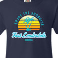 thumbnail image 4 of Inktastic Summer Enjoy the Sunshine Fort Lauderdale Florida in Blue Youth T-Shirt, 4 of 5