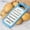 Blue, variant on Stainless Steel Kitchen Grater for Cheese Vegetables and Chocolate Efficient Food Slicer with Comfortable Ergonomic Handle