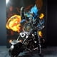 thumbnail image 5 of Marvel Ghost Rider - Motocicleta luminosa de 9 pulgadas con forma de calavera y llama, juguete para hombre y niño, con articulaciones de aleación que se pueden mover, 5 of 5