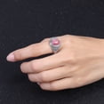 thumbnail image 4 of Fashion Personality Men's Turquoise Rhododendron Ring, 4 of 4