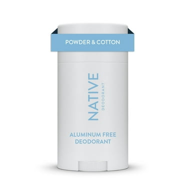 Native Deodorant, Aluminum Free, Powder & Cotton, for Women and Men, 2.65 oz