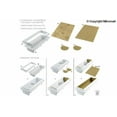 thumbnail image 2 of Silikomart - Ensemble Buche Frozen - Moule et Tapis - Flocons, 2 of 3