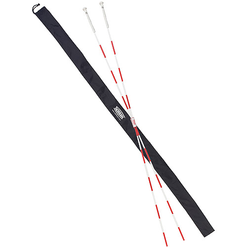 Tachikara DXANT Volleyball Net Antennas Pair WhiteScarlet