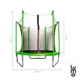 thumbnail image 2 of Trampolin Brincolin 8FT/ 2.4Mtrs Maximo Soporte Resistencia, 2 of 9