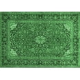 thumbnail image 1 of Ahgly Company Machine Washable Indoor Rectangle Persian Emerald Green Traditional Area Rugs, 2' x 3', 1 of 4