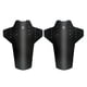 thumbnail image 2 of Soidarity Guardabarros de plástico para bicicleta de montaña, 2 uds., patrón de fibra de carbono, guardabarros para bicicleta de carretera, Dirtboard, Ciclismo Sin estándar Soidarity OD001154-01B, 2 of 6