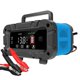 thumbnail image 2 of Cargador de batería de coche,Cargador de batería de coche inteligente completamente automático,Mantenedor de batería Carga rápida 12V 24V,con compensación de temperatura Camión de alta, 2 of 8