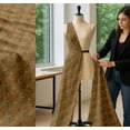 thumbnail image 5 of Soimoi Brown Cotton Voile Fabric Lemon Slice Vegetable Decor Fabric Printed Yard 42 Inch Wide, 5 of 7