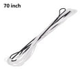 thumbnail image 3 of ziyahi Bow String Bicolor Bowstring Assist Abrasion Resistant Outdoor Fast Flight Lightweight Easy Operation Winding Rope Black white 70inch 1Set, 3 of 6