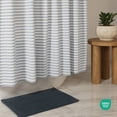 thumbnail image 6 of Cotton Blend Classic Stripe Shower Curtain, 6 of 6