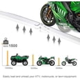 thumbnail image 3 of 7ft Aluminum Folding Truck Ramps 1500lbs Capacity – 2 Pack with Load Straps, 3 of 8