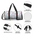 thumbnail image 4 of Balery Bunny cartoon with easter Bolsa de Gimnasio para Mujeres y Hombres, Bolsa de Viaje Impermeable, Bolsa de Fin de Semana con Compartimento para Zapatos y Bolsillo Húmedo, 4 of 6