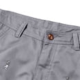 thumbnail image 5 of Bpyeka Men's Casual Embroidered Chino Shorts, Solid Cotton Blend Straight Leg Shorts with Pockets for Work, Golf and Everyday, 5 of 9