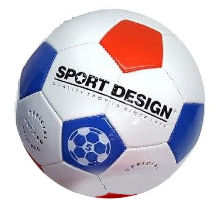(7 pack) Drybranch Soccer Ball, Size 5, Blue, Orange and Pink