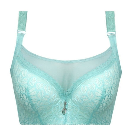 

YXGla Plus Size Sexy Women Underwired Lace Bra Push Up Brassiere Underwear Bralette