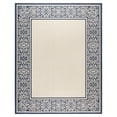thumbnail image 2 of Gertmenian Paseo Tedo Transitional Damask Sand/Navy Outdoor Area Rug, 5x7, 2 of 7