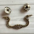 thumbnail image 4 of 4" C-c Vintage Style Bail Drawer Pull Drop Swing Handles Dresser Pulls Cabinet Knob Antique Bronze White (bronze), 4 of 4