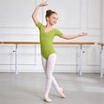 thumbnail image 2 of WERYOUNG Girl's Rompers Short Sleeve Crewneck Kids Patchwork Elegant Dancewear Jumpsuit Outdoor Activities Stylish Comfortable One-Pieces, 2 of 3