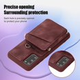 thumbnail image 5 of For Samsung Galaxy S20 Zipper Card Bag Back Cover Phone Case, 5 of 5