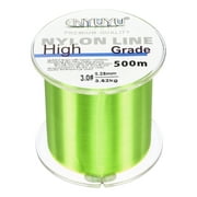Uxcell 547Yard 9Lb Fluorocarbon Coated Monofilament Nylon Fishing Line Light Yellow