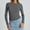 Grey, variant on Pxiakgy Womens Basic T-Shirts Going Out Crop Tops Women's Long Sleeved Round Neck Slim Bottom Sweater Basic Clothing Outdoor Wear Sports Top Tight Slim Fit Cute Teen Girls Long Sleeve Y2K Clothes A L