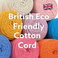 thumbnail image 3 of 3mm X 200m Natural Cotton Twisted Cord Craft Macrame Artisan Rope String Braided, 3 of 5