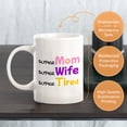 thumbnail image 6 of Super Mom Super Wife Super Tired 11oz Ceramic Coffee Mug | Funny Office & Home Cups, 6 of 6