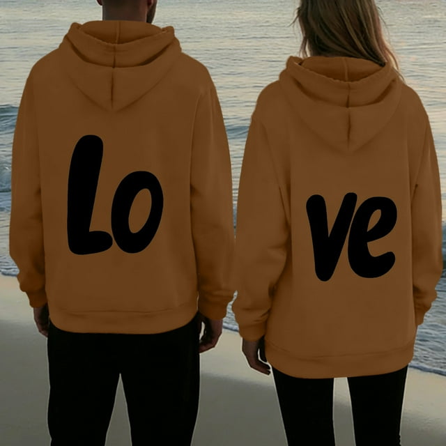 Ceisia Men's Winter Gift Casual Printed Round Neck Long Sleeve Hoodie - Comfortable Daily Outdoor Wear
