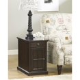 thumbnail image 2 of Ashley Furniture Laflorn End Table in Distressed Dark Brown, 2 of 2