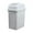 White, variant on Wzzjkit Bathroom Trash Can with Swings Top Lid Slim Wastebasket Garbage Can Plastic Container Basket Trash Bin for Kitchen, Laundry Room, Office, Kids Room, Dorm 4.5L