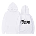 thumbnail image 4 of FAOWME Chandail à Capuchon pour Filles Manches Longues Sweat à Capuche Graphique Mignon Blanc 4-5 Ans, 4 of 4