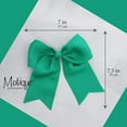 thumbnail image 4 of Motique Accessories Jumbo Hair Bow Clip with Tails for Child Girls-Kelly Green, 4 of 4