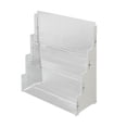 thumbnail image 1 of Colaxi Sport Cards Display Shelf 3 Tiers Showcase Sleeved Trading Cards Display Stand Games Card Storage Holder for Countertop Store White, 1 of 8
